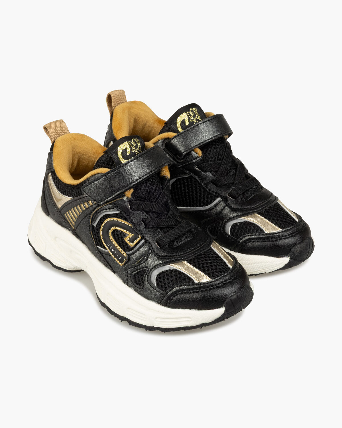 Marti Velcro, Black/Gold, hi-res